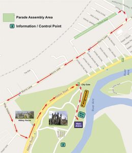 Parade Route Map