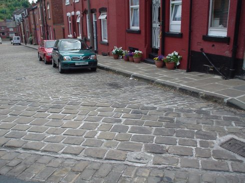 Cobbled Street in Kirkstall