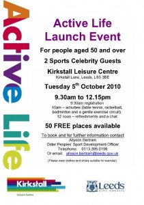 Active Life launch event